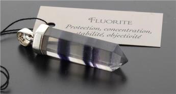 Couverture du livre « Pendentif fluorite forme pointe » de  aux éditions Dg-exodif