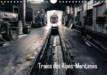 Couverture du livre « Trains des alpes martimes calendrier mural 2018 din a4 horiz - merveilles des trains a vapeur » de Photographe R aux éditions Calvendo