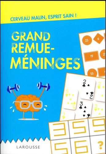 Couverture du livre « Grand remue-méninges » de  aux éditions Larousse