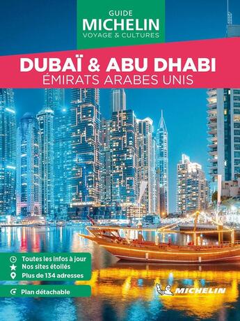 Couverture du livre « Dubaï & Abu Dhabi : Émirats arabes unis (édition 2024) » de Collectif Michelin aux éditions Michelin