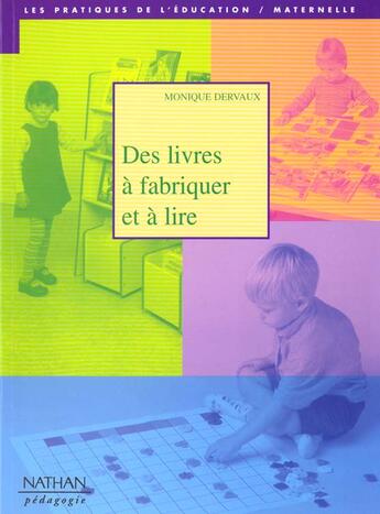 Couverture du livre « Livres a fabriquer et a lire » de Dervaux aux éditions Nathan