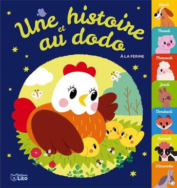 Couverture du livre « Une histoire et au dodo ; à la ferme » de  aux éditions Lito