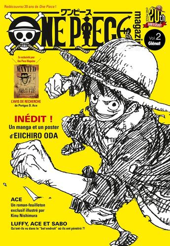 Couverture du livre « One piece magazine N.2 » de One Piece Magazine aux éditions Glenat