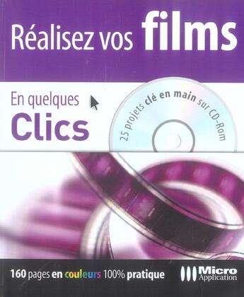 Couverture du livre « Realisez Vos Films » de Jerome Genevray aux éditions Micro Application