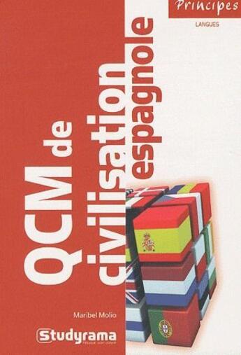 Couverture du livre « QCM de civilisation espagnole » de Maribel Molio aux éditions Studyrama