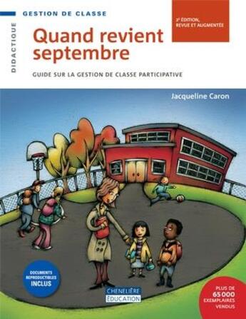 Couverture du livre « Quand revient septembre (2e édition) » de Jacqueline Caron aux éditions Cheneliere Mcgraw-hill