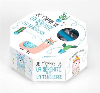 Couverture du livre « Je t'offre de la sérenité et de la tendresse » de  aux éditions Larousse