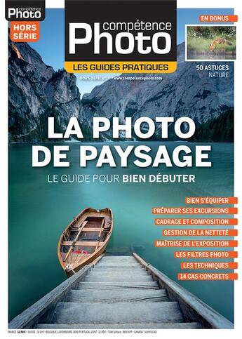 Couverture du livre « La photo de paysage : le guide pour bien debuter » de Gil Sylvain Perenes aux éditions Knowware