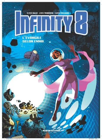 Couverture du livre « Infinity 8 t.3 : l'évangile selon Emma » de Lewis Trondheim et Fabien Vehlmann et Olivier Balez aux éditions Rue De Sevres