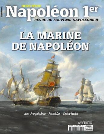 Couverture du livre « La marine de Napoléon » de Jean-Francois Brun aux éditions Soteca