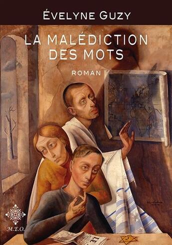 Couverture du livre « La malédiction des mots » de Evelyne Guzy aux éditions Meo