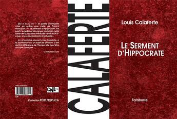 Couverture du livre « Le serment d'Hippocrate » de Louis Calaferte aux éditions Tarabuste