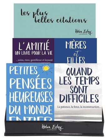 Couverture du livre « Presentoir Plus Belles Citations 16 Vol » de Helen Exley aux éditions Exley