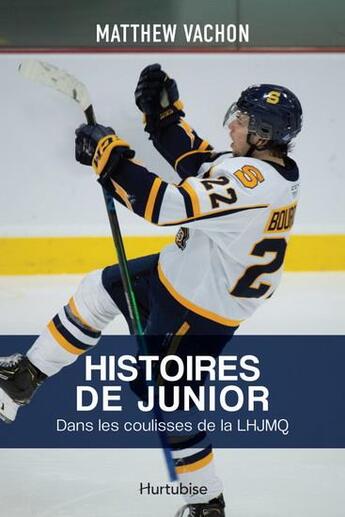 Couverture du livre « Histoires de junior. dans les coulisses de la LHJMQ » de Matthew Vachon aux éditions Hurtubise