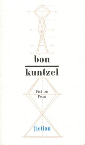 Couverture du livre « Bon/kuntzel. fiction peau » de Francois Bon aux éditions Mac Val