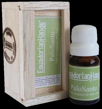 Couverture du livre « Huile de palo santo - 100% pure - flacon 12 ml » de  aux éditions Dg-exodif