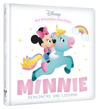 Couverture du livre « Mes premières histoires : disney baby ; mes premières histoires ; Minnie rencontre une licorne » de Disney aux éditions Disney Hachette