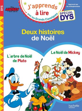 Couverture du livre « Disney - special dys : special noel : le noel de mickey / le noel de pluto » de Isabelle Albertin aux éditions Hachette Education