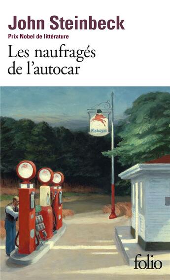 Couverture du livre « Les naufragés de l'autocar » de John Steinbeck aux éditions Folio