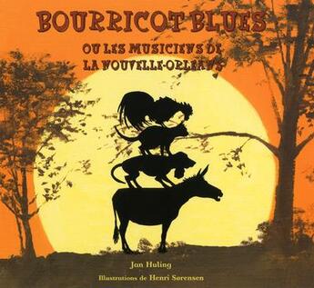 Couverture du livre « Bourricot blues ou les musiciens de la Nouvelle-Orléans » de Jan Huling et Henri Sorensen aux éditions Editions Du Genevrier