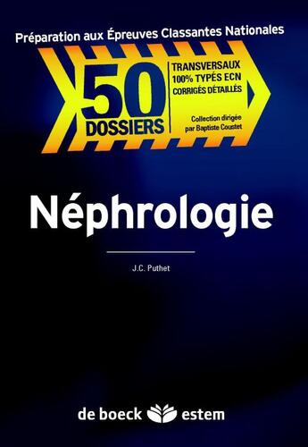 Couverture du livre « Néphrologie » de J.-C. Puthet aux éditions Estem