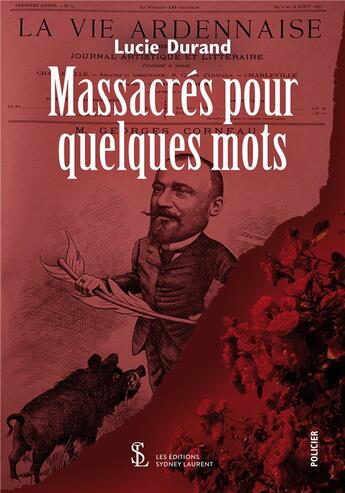 Couverture du livre « Massacres pour quelques mots » de Durand Lucie aux éditions Sydney Laurent