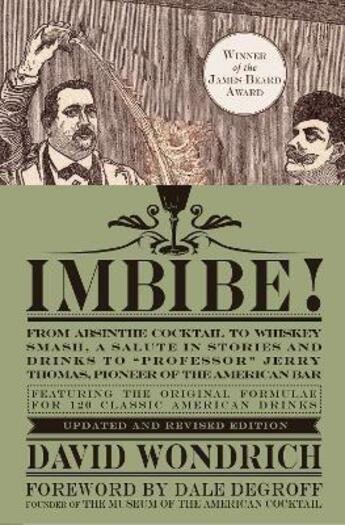 Couverture du livre « Imbibe! (updated and revised edition) » de  aux éditions Random House Us