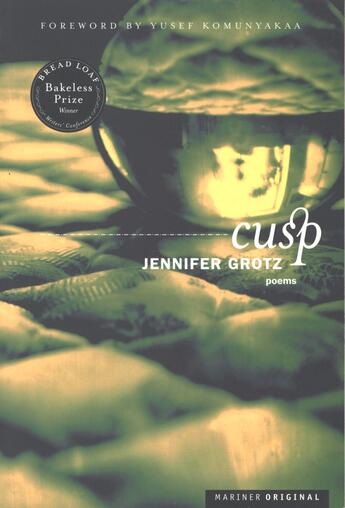 Couverture du livre « Cusp » de Grotz Jennifer aux éditions Houghton Mifflin Harcourt