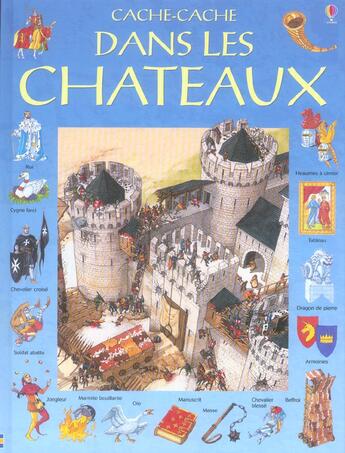 Couverture du livre « Dans les chateaux » de Bingham/Groebner aux éditions Usborne