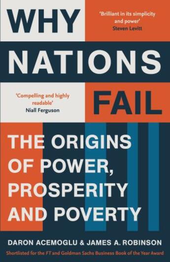 Couverture du livre « Why Nations Fail » de Acemoglu Daron aux éditions Profile Digital