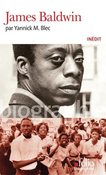 Couverture du livre « James Baldwin » de Yannick M. Blec aux éditions Folio