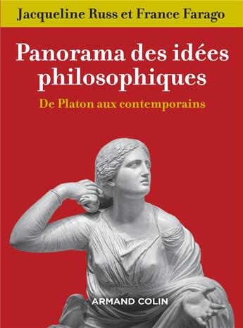 Couverture du livre « Panorama des idées philosophiques ; de Platon aux contemporains (3e édition) » de Jacqueline Russ aux éditions Armand Colin