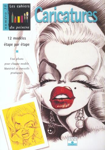 Couverture du livre « Les cahiers du peintre T.30 ; caricatures » de  aux éditions Mango