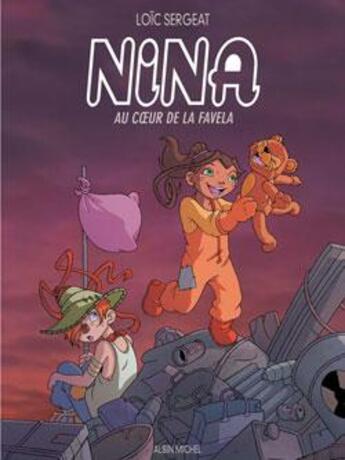 Couverture du livre « Nina au coeur de la favela » de Loïc Sergeat aux éditions Glenat