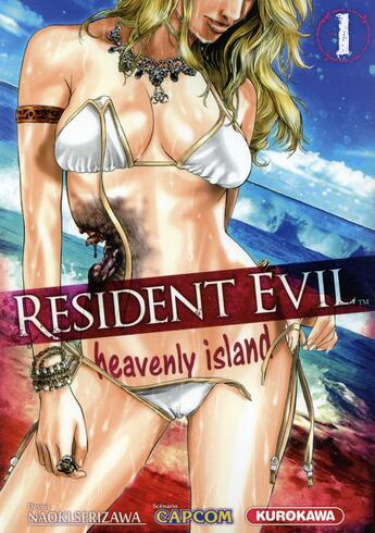 Couverture du livre « Resident Evil - Heavenly Island T.1 » de Naoki Serizawa et Capcom aux éditions Kurokawa