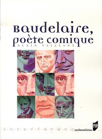 Couverture du livre « Baudelaire, poète comique » de Alain Vaillant aux éditions Pu De Rennes