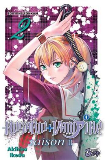 Couverture du livre « Rosario + vampire saison II Tome 2 » de Akihisa Ikeda aux éditions Delcourt