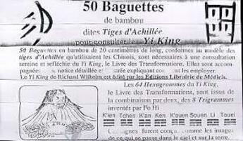 Couverture du livre « 50 baguettes pour tirage du yi king » de  aux éditions Medicis
