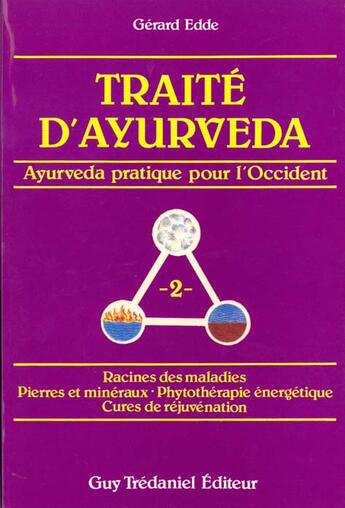 Couverture du livre « Traite d'ayurveda (volume 2) » de  aux éditions Guy Trédaniel