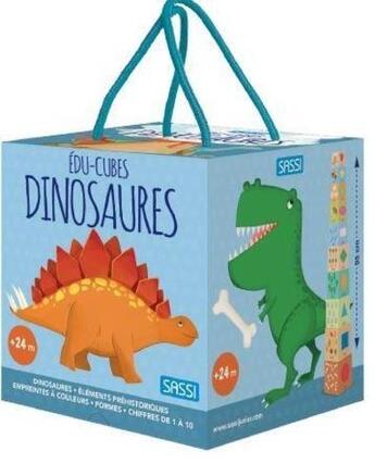 Couverture du livre « Édu-cubes les dinosaures » de Matteo Gaule et Ester Tome aux éditions Sassi