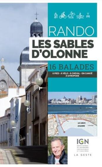 Couverture du livre « Rando ; les Sables d'Olonne ; 16 balades à pied en VTT à cheval en canoé » de Daniel Durandet aux éditions Geste