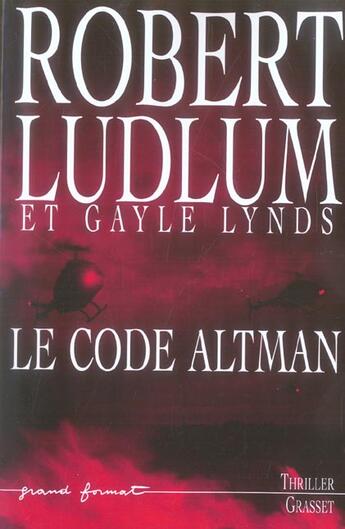 Couverture du livre « LE CODE ALTMAN » de Ludlum/Lynds aux éditions Grasset