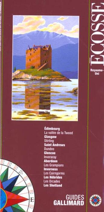 Couverture du livre « Ecosse - edimbourg, glasgow, aberdeen, skye, les shetland » de Collectif Gallimard aux éditions Gallimard-loisirs