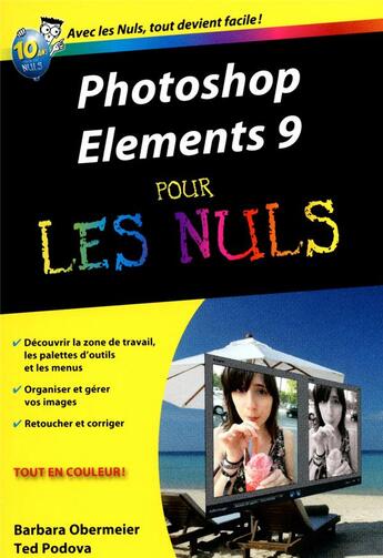 Couverture du livre « Photoshop Elements 9 pour les nuls » de Barbara Obermeier aux éditions First