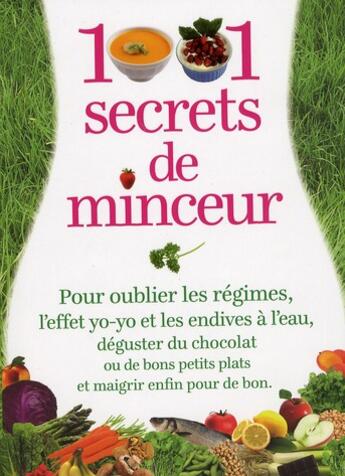 Couverture du livre « 1001 secrets de minceur » de Lemaire Helene aux éditions Prat