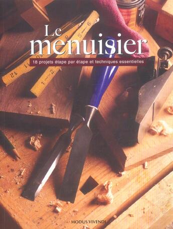 Couverture du livre « Menuisier (le) » de Burrows Dick aux éditions Modus Vivendi