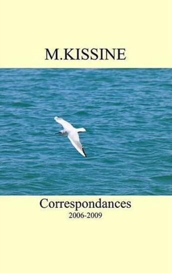 Couverture du livre « Correspondances 2006-2009 » de M. Kissine aux éditions Books On Demand