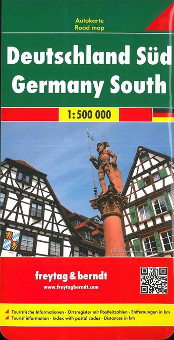 Couverture du livre « Germany south » de  aux éditions Freytag Und Berndt