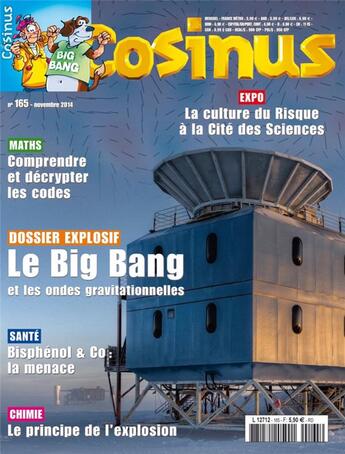 Couverture du livre « Cosinus n 165 le big bang (novembre 2014) cosi165 » de  aux éditions Cosinus