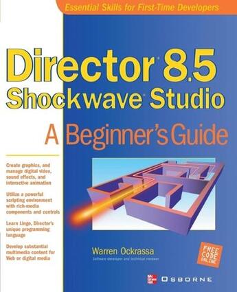 Couverture du livre « Director 8.5 shockwave studio » de Ockrassa Warren aux éditions Mcgraw-hill Education